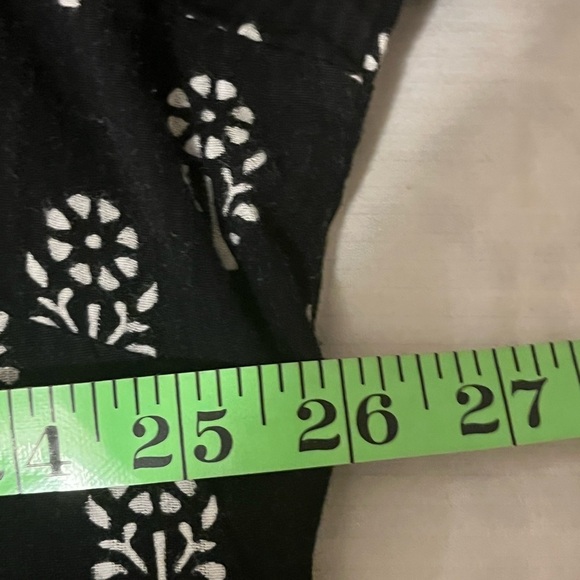 Soft Surroundings 100% cotton woven print notch neck tunic 3/4 sleeve, size 2X - Picture 6 of 7